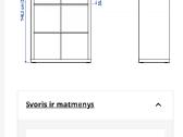 Ikea Kallax lentyna - nuotraukos Nr. 4