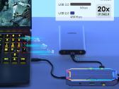 Unitek Jungčių šakotuvas nešiojamam pc 7 viename - nuotraukos Nr. 4