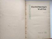 Akutagava. Rasiomono vartai. 1965 m. leid. - nuotraukos Nr. 2