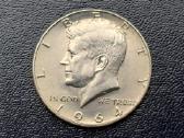 Pusė dolerio 1964m. JAV sidabras - nuotraukos Nr. 3