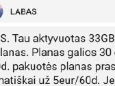 Sim kortelė. Geras planas. Gražus telefono numeris - nuotraukos Nr. 3