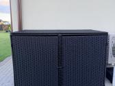 Konteinerių stoginė vidaxl 148x80x111 cm - nuotraukos Nr. 6