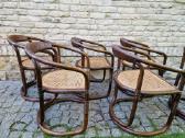Vintažinės mid century ratango kėdės - nuotraukos Nr. 4