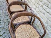 Vintažinės mid century ratango kėdės - nuotraukos Nr. 7