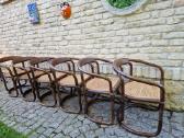 Vintažinės mid century ratango kėdės - nuotraukos Nr. 8