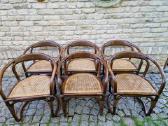 Vintažinės mid century ratango kėdės - nuotraukos Nr. 17