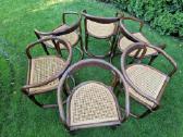 Vintažinės mid century ratango kėdės - nuotraukos Nr. 21