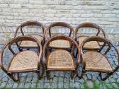 Vintažinės mid century ratango kėdės - nuotraukos Nr. 33