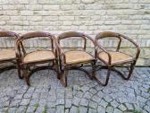 Vintažinės mid century ratango kėdės - nuotraukos Nr. 34