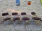 Vintažinės mid century Bauhaus st.sudedamos kėdės - nuotraukos Nr. 2
