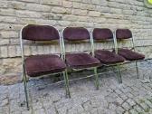 Vintažinės mid century Bauhaus st.sudedamos kėdės - nuotraukos Nr. 34