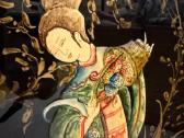 Vintažinė Chinoiserie kampinė spintelė - nuotraukos Nr. 4