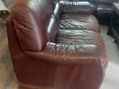 Natūralios odos sofa 3+2 - nuotraukos Nr. 4