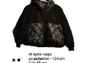 Juoda, pūsta striukė bomperis krūtinė iki 120 - nuotraukos Nr. 13