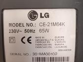 Retro Crt TV LG CE-21m64k su pulteliu ir 2003 m. č - nuotraukos Nr. 3