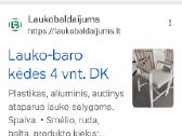 Lauko baro kėdes - nuotraukos Nr. 6