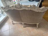 Klasikinė prabangi sofa su foteliu - nuotraukos Nr. 4