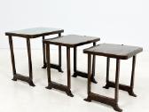 Art deco staliukai 3 vnt. Komplektas - nuotraukos Nr. 3