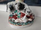 Angliška Staffordshire1850- 1860 m. statulėlė - nuotraukos Nr. 2