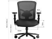 Ergonominės ofiso kėdės - nuotraukos Nr. 7