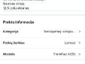Lenovo thinkpad x250+ krepšys - nuotraukos Nr. 10