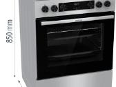 Nauja Gorenje 60 cm elektrinė viryklė 71l - nuotraukos Nr. 4