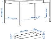 Tonstad ikea rasomasis stalas - nuotraukos Nr. 4