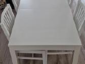 Ikea Bjursta Ištraukiamas stalas ir 4 kėdės - nuotraukos Nr. 6