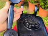 Antikvarinis pakabinamas telefonas Siemens - nuotraukos Nr. 3