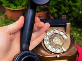 Antikvarinis žalvario telefonas - nuotraukos Nr. 3