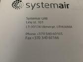 Rotacinis Rekuperatorius Systemair Save Vtr 250/b - nuotraukos Nr. 9