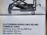 Platforminis hidraulinis kėlimo vežimėlis 225kg - nuotraukos Nr. 2