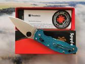 Peilis Spyderco Manix 2 Mineral Blue - nuotraukos Nr. 2