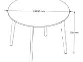 Valgomasis stalas. Diametras 1050 mm. 80 € - nuotraukos Nr. 3