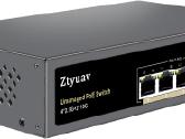 4x2.5 gbit/s Poe+ switch komutatorius - nuotraukos Nr. 4