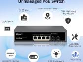 4x2.5 gbit/s Poe+ switch komutatorius - nuotraukos Nr. 6