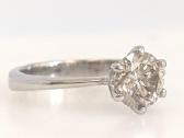 Sužadėtuvių žiedas su 1,02 ct briliantu - nuotraukos Nr. 5