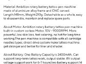 Tatuiruočių mašinėlė Ambition Soldier - rinkinys - nuotraukos Nr. 8