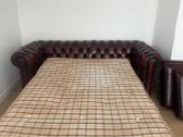 Natūralios odos Chesterfield sofa-lova - nuotraukos Nr. 2