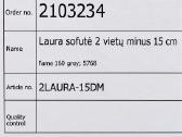 Magres Laura dvivietė sofa-lova - nuotraukos Nr. 7