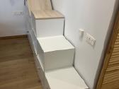 Balta modulinė vaikiška lentyna - nuotraukos Nr. 3