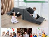 Vaikiška modulinė žaidimų sofa 16 dalių - nuotraukos Nr. 4