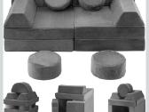 Vaikiška modulinė žaidimų sofa 16 dalių - nuotraukos Nr. 5