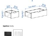 Ikea Nordli komoda - nuotraukos Nr. 3