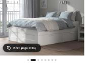 Parduodama Ikea dvigulė lova su čiužiniu,140x200cm - nuotraukos Nr. 4