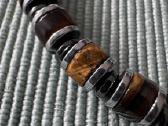 Apyrankė su tigro akies akmenukais (6 mm) - nuotraukos Nr. 3