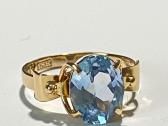 Aukso (750) žiedas su išskirtine 1,7ct spinele - nuotraukos Nr. 4