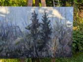 Antanas Kmieliauskas - Dvi pušys - 100x80 - nuotraukos Nr. 3
