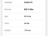 Dviratinis treniruoklis Tunturi Cardio - nuotraukos Nr. 6