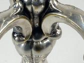Sidabruoto metalo, penkių šakų žvakidė - nuotraukos Nr. 9